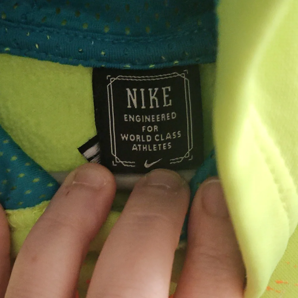 Nike Lime Green Hoodie‎ with Graphic Logo